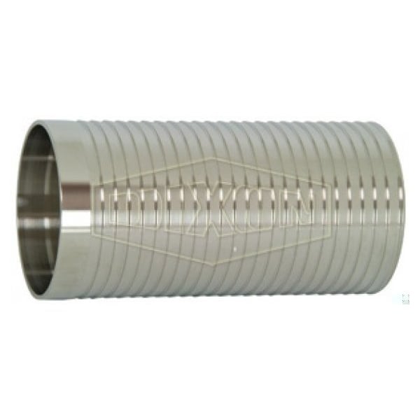 Long Weld Hose Adapter, 2 in, 316L SS, Domestic
